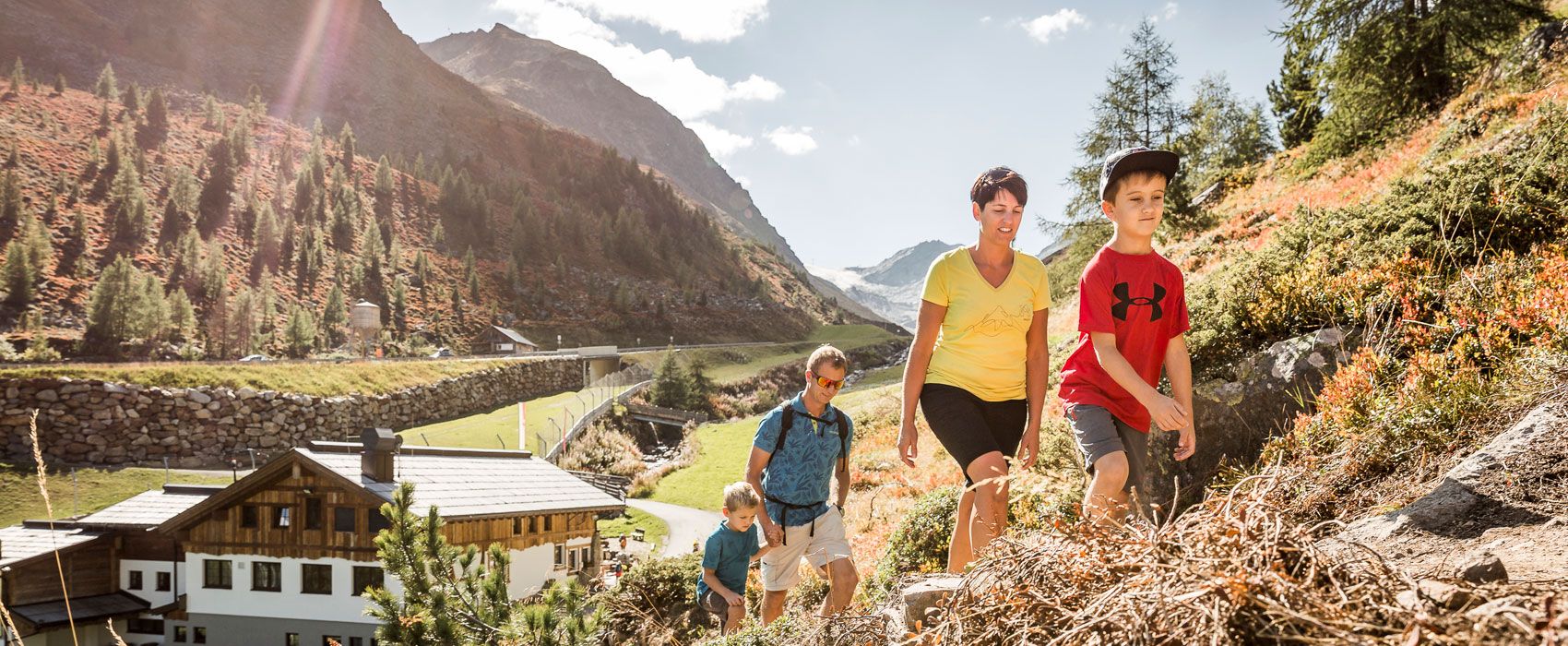 Familienurlaub in den Bergen